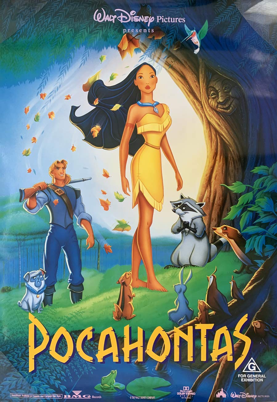 Amazon.com: Movie Poster POCAHONTAS 1 Sided RARE ORIGINAL INTL 27